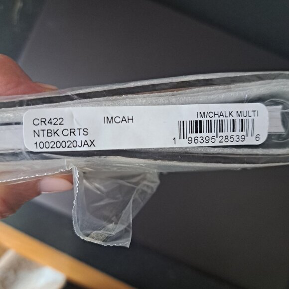 NWT Coach Leather Notebook in Chalk - Picture 9 of 9